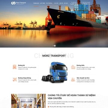 theme-wordpress-gioi-thieu-cong-ty-van-tai-giao-van-logistics
