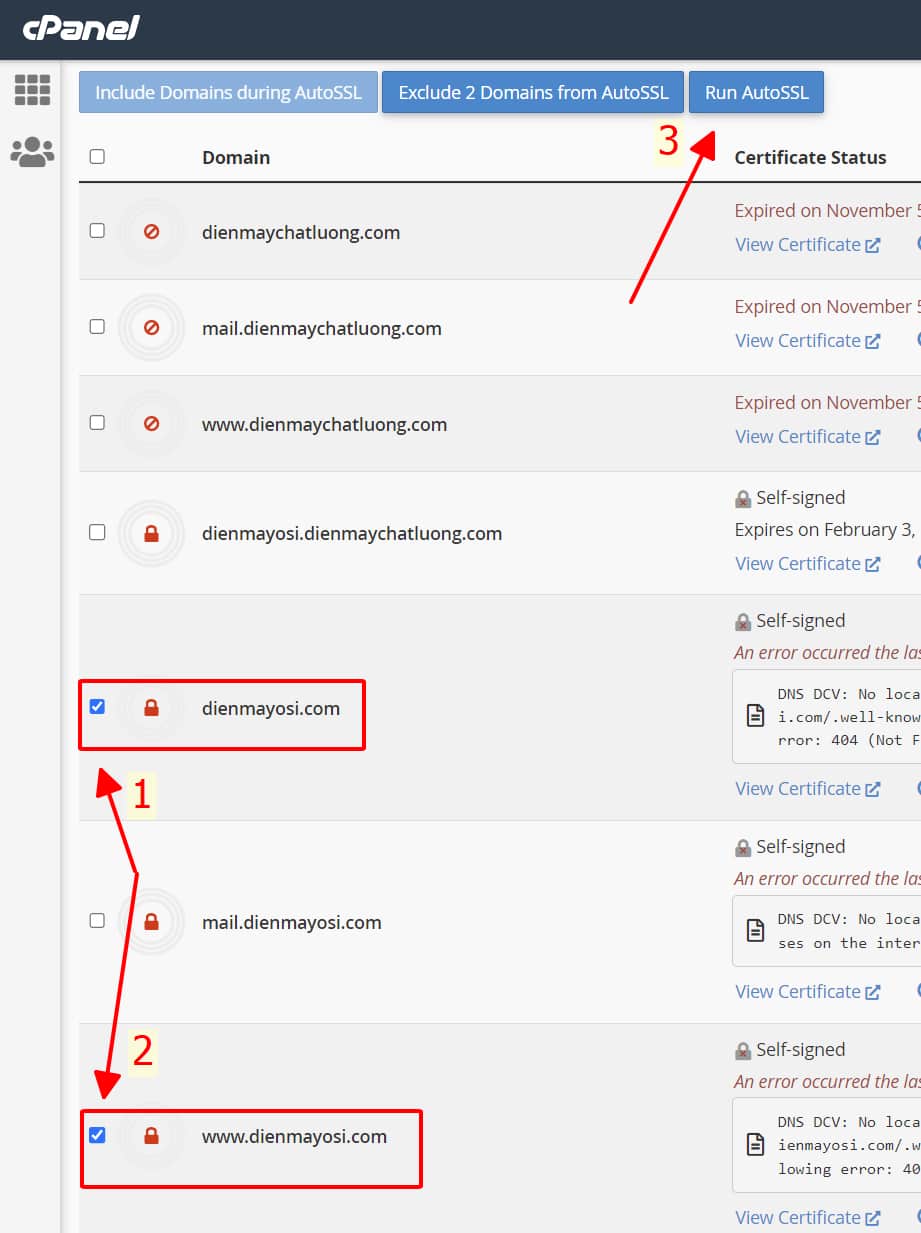 Cài đặt ssl tự động hawkhost