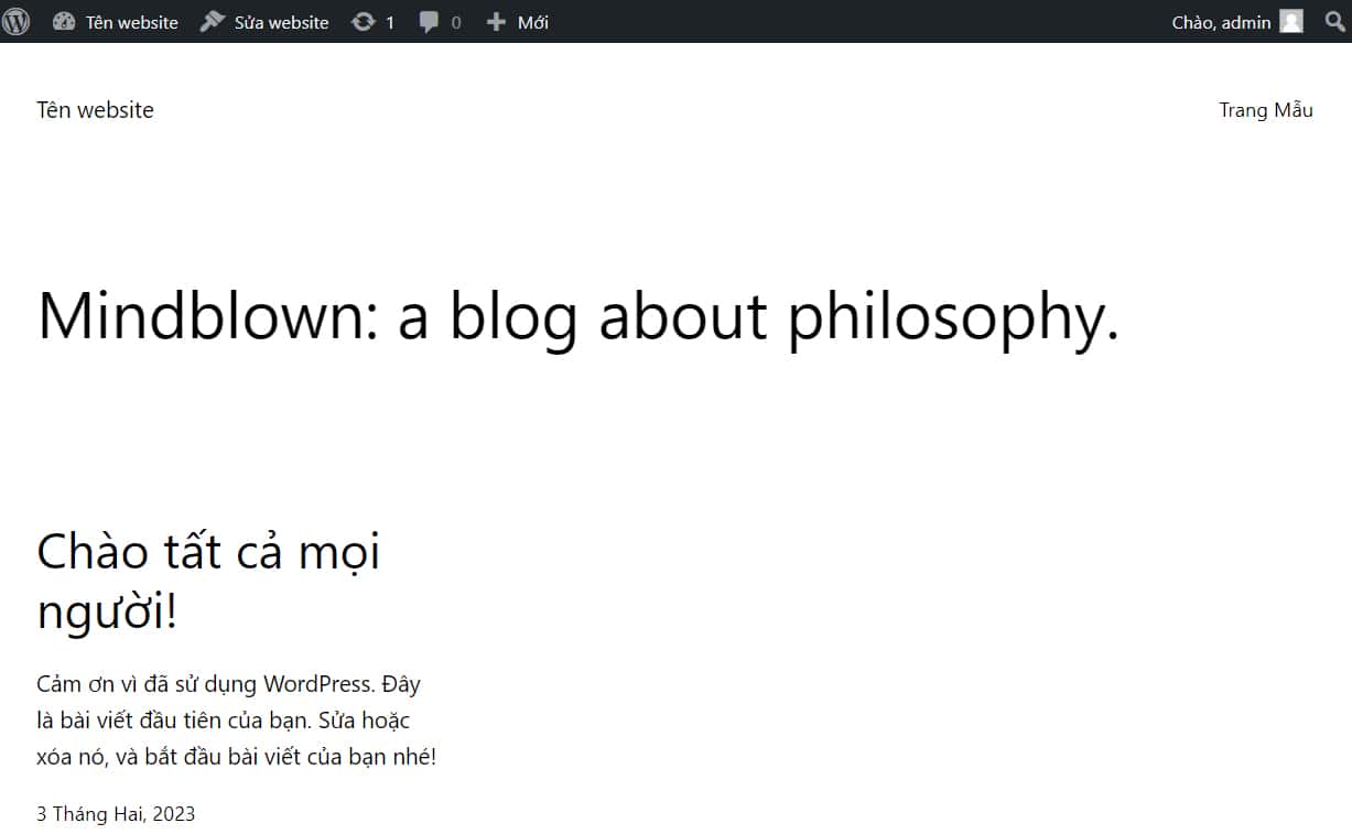 Cài đặt wordpress lên hosting Hawk Host