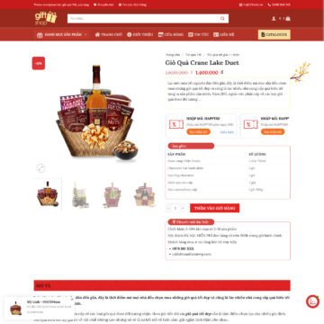 Theme WordPress bán giỏ quà tết - quà tặng Tết 2024