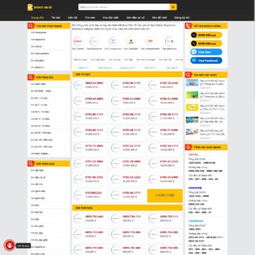 Theme wordpress bán sim số đẹp