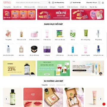 Theme WordPress mỹ phẩm 21