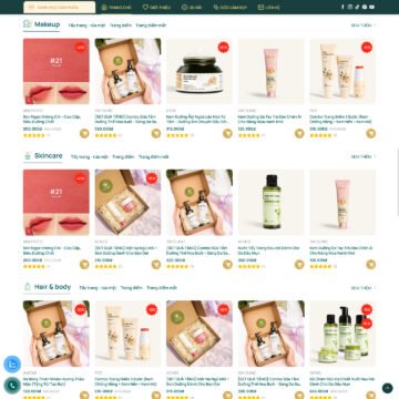 Theme wordpress mỹ phẩm 22