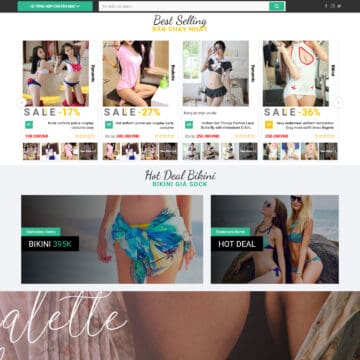 Theme WordPress thời trang cao cấp mẫu số 15