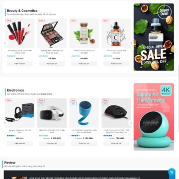 Theme WordPress thương mại điện tử cao cấp số 8