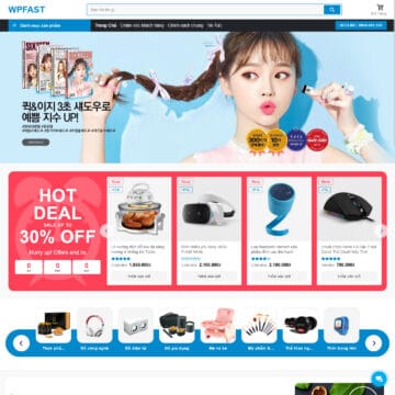 Theme WordPress thương mại điện tử cao cấp số 8