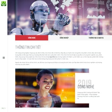 Theme wordpress giống Vingroup