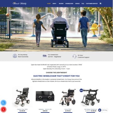 Theme wordpress bán xe lăn