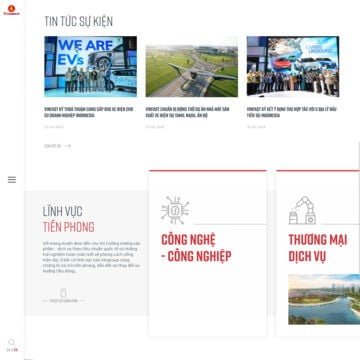 Theme wordpress Tập đoàn Vingroup