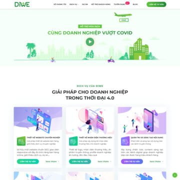 Theme wordpress công ty thiết kế website