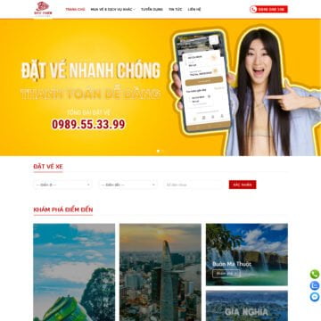 Theme wordpress nhà xe khách