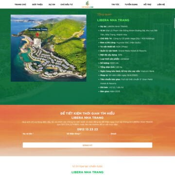 Theme wordpress Libera Nha Trang (Vega City Nha Trang)