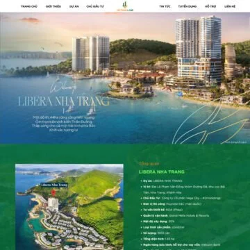Theme wordpress Libera Nha Trang (Vega City Nha Trang)