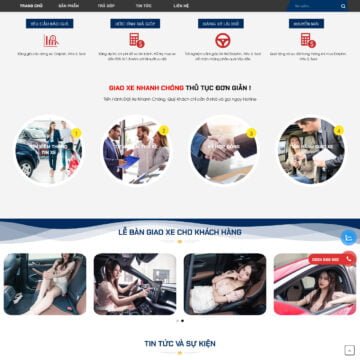 Theme wordpress đại lý BYD Gia Định