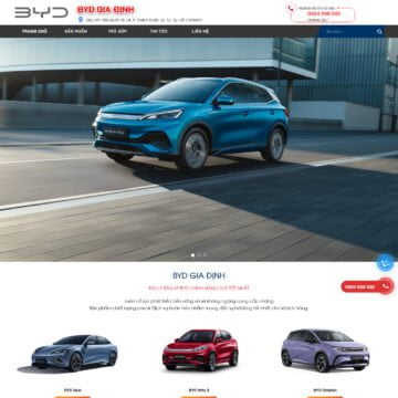 Theme wordpress đại lý BYD Gia Định