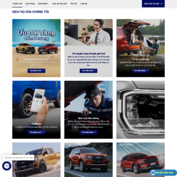Theme WordPress Đại Lý Dĩ An Ford