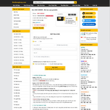 Theme wordpress bán sim số giống simthanglong