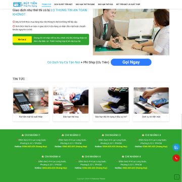 Theme wordpress dịch vụ đáo hạn thẻ