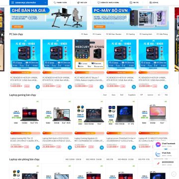 Theme wordpress bán linh kiện máy tính